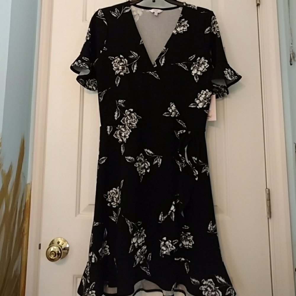 Faux Wrap Dress